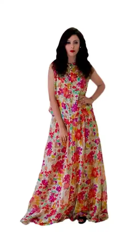 Flared Gown for Women Valentins Day Birthday