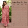 Anarkali Kurta size