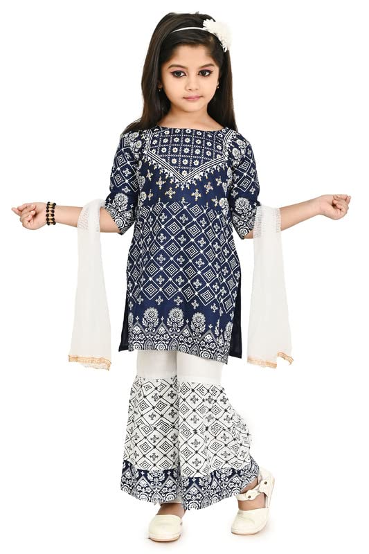NEW JON Girls Cotton Anarkali Salwar Suit Set ? Comfortable and Stylish 1 NEW JON Girls Cotton Anarkali Salwar Suit Set ? Comfortable and Stylish