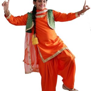 Punjabi Salwar Kurta Dupatta Set
